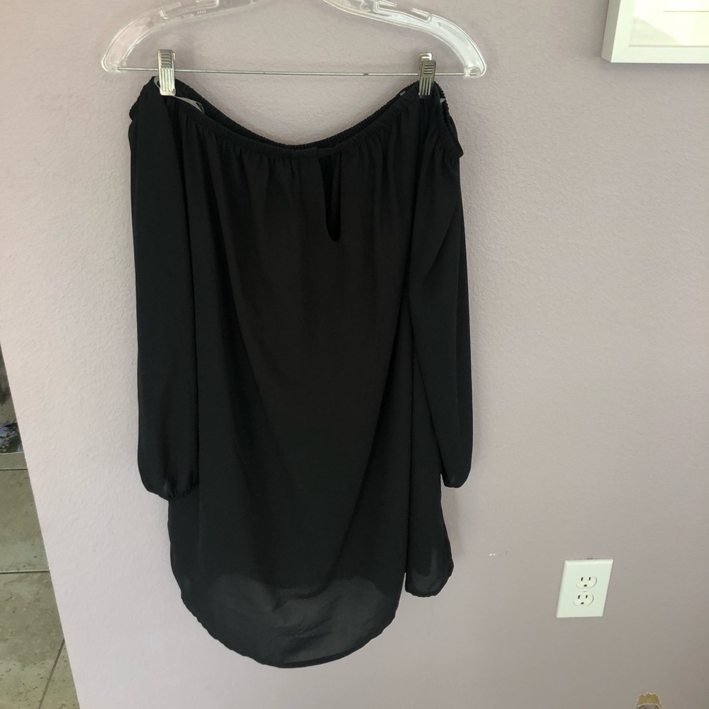 Off the shoulder little black dress NWT